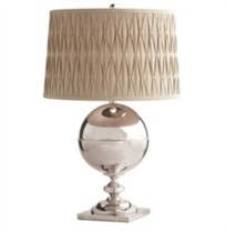 Bishop Polished Nickel Lamp