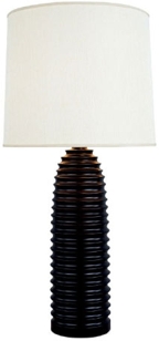 Ribbed Bullet Table Lamp