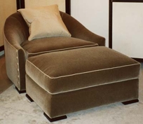 Dupre Lafon Chair & Ottoman