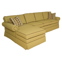 601-LSH, L601-LSH, FL601-LSH Main Street Chaise / Sleep Sofa Sectional Configuration