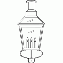 Adams (Post/Column Mount)