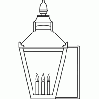 English Street (Large) (Exterior Wall Mount)