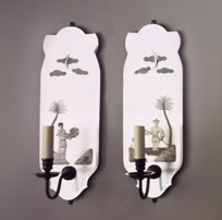 Chinoiserie Mirror Wall Light