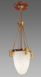 Greek Key Ceiling Fixture