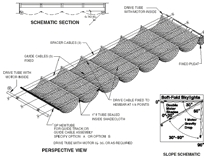 Soft-Fold SkyLighter Shades: Non-Tensioned/ Horizontal