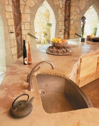 CUSTOM STAINLESS STEEL KITCHEN SINK WITH FRONT SKIRT