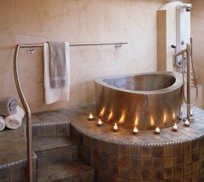 STAINLESS STEEL CIRCULAR JAPANESE BATH