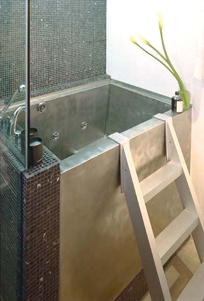 STAINLESS STEEL RECTANGULAR JAPANESE BATH
