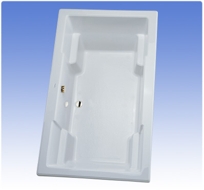 ABY774 - Carrollton 6' Soaker Bathtub