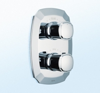 TS970DC - Guinevere Thermostatic Mixing Valve Trim with Dual Volume Control