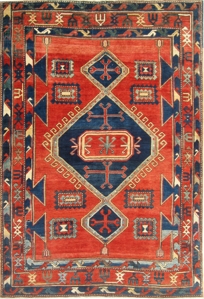 Nasiri#1814 Antique Kazak (200 x 144cm)