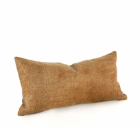 Crocodile Embossed Cowhide Pillow