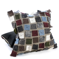 Felt and Linen Pillow