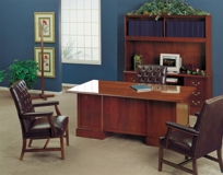 Desk and Hutch