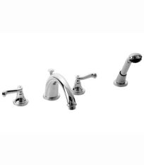 High Spout Roman Tub Set w'/ Handshower - Lever Handles