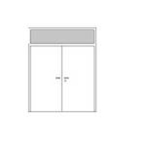 Door, Stainless Steel- 2.0t-add Transom