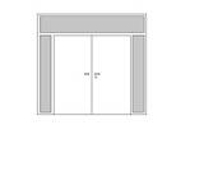 Door, Stainless Steel- 2.0tss-add 2 Sidelites + Transom