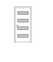Door, Stainless Steel- 4-Horizons, 1.0