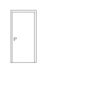Door, Stainless Steel- Monolithic, 1.0