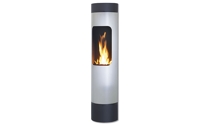 Tall cylinder fireplace-65170