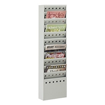 11-Pocket Steel Magazine Rack