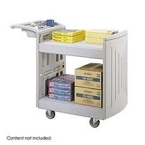 2-Shelf Molded Utility Cart