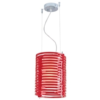 Ruche Red Acrylic Large Mini Pendant