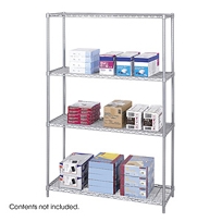 Industrial Wire Shelving, 48 x 18"