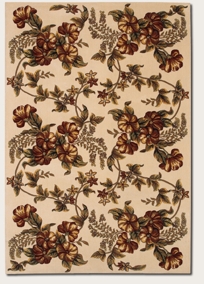 0338/0586 Floral Exotic/Ivory