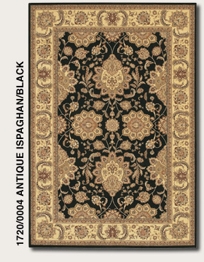 1720/0004 Antique Ispaghan/Black