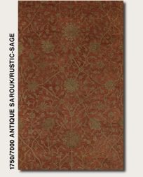 1750/7000 Antique Sarouk/Rustic-Sage