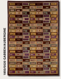 1850/0020 Gabbeh/Aubergine