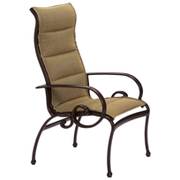 Crescendo Padded Sling High Back Dining Chair 580701PS