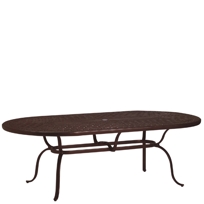 84" x 42" Oval Cast Dining Table 820684