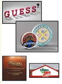 Dimensional Letters and Logos