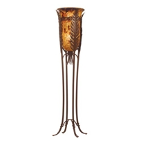 Naples Tortoise SHell Torchiere Lamp