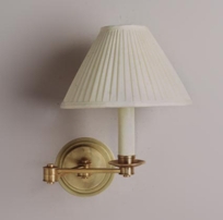 Flat Round Swing Arm Wall Light