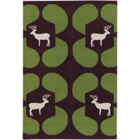 deer wool rug