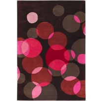bubble wool rug