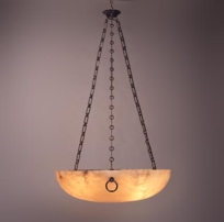 Burton Alabaster Hanging Bowl