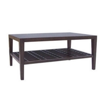 Metro cocktail table, lattice shelf (SKU:220-103546)