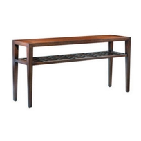 Metro console table, lattice shelf (SKU:220-101174)