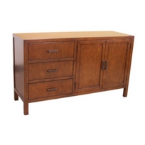 Mondo 60" dresser, 3 drawers, 2 doors (SKU:230-102836)